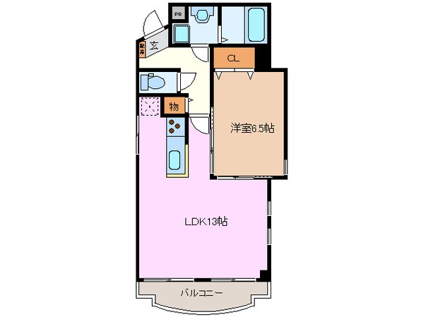 日永駅 徒歩7分 3階の物件間取画像